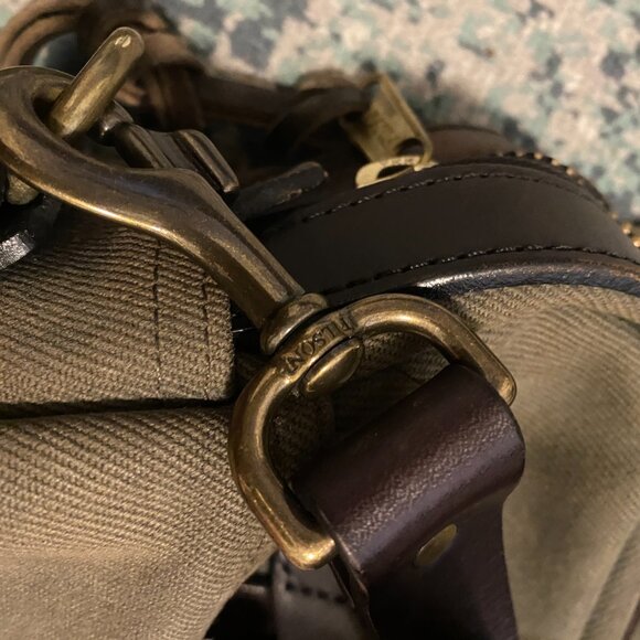 FILSON ORIGINAL BRIEFCASE GREEN WITH STRAP Classic Heritage style PREOWNED - Picture 13 of 16